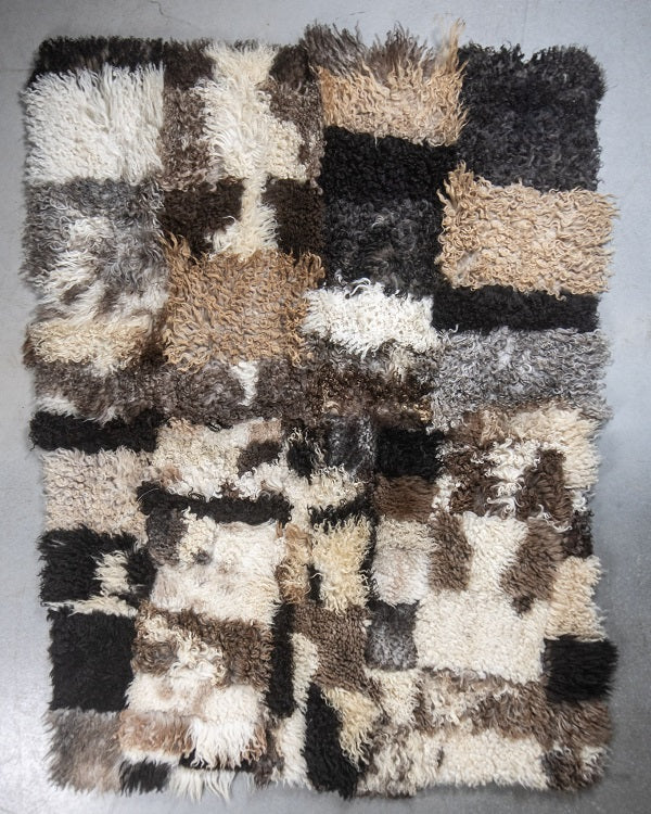 Schapenvacht vloerkleed - Krulvacht | 200x150 cm - 125