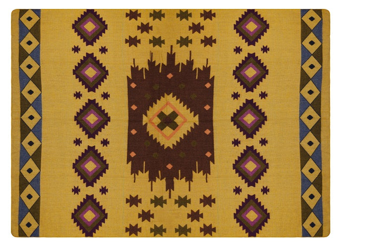 Plaid Native Ocher