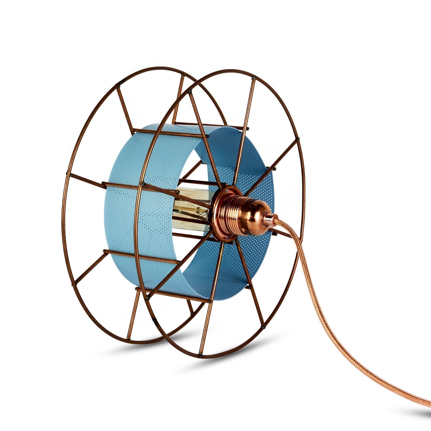 Vloerlamp SPOOL Classic Blauw