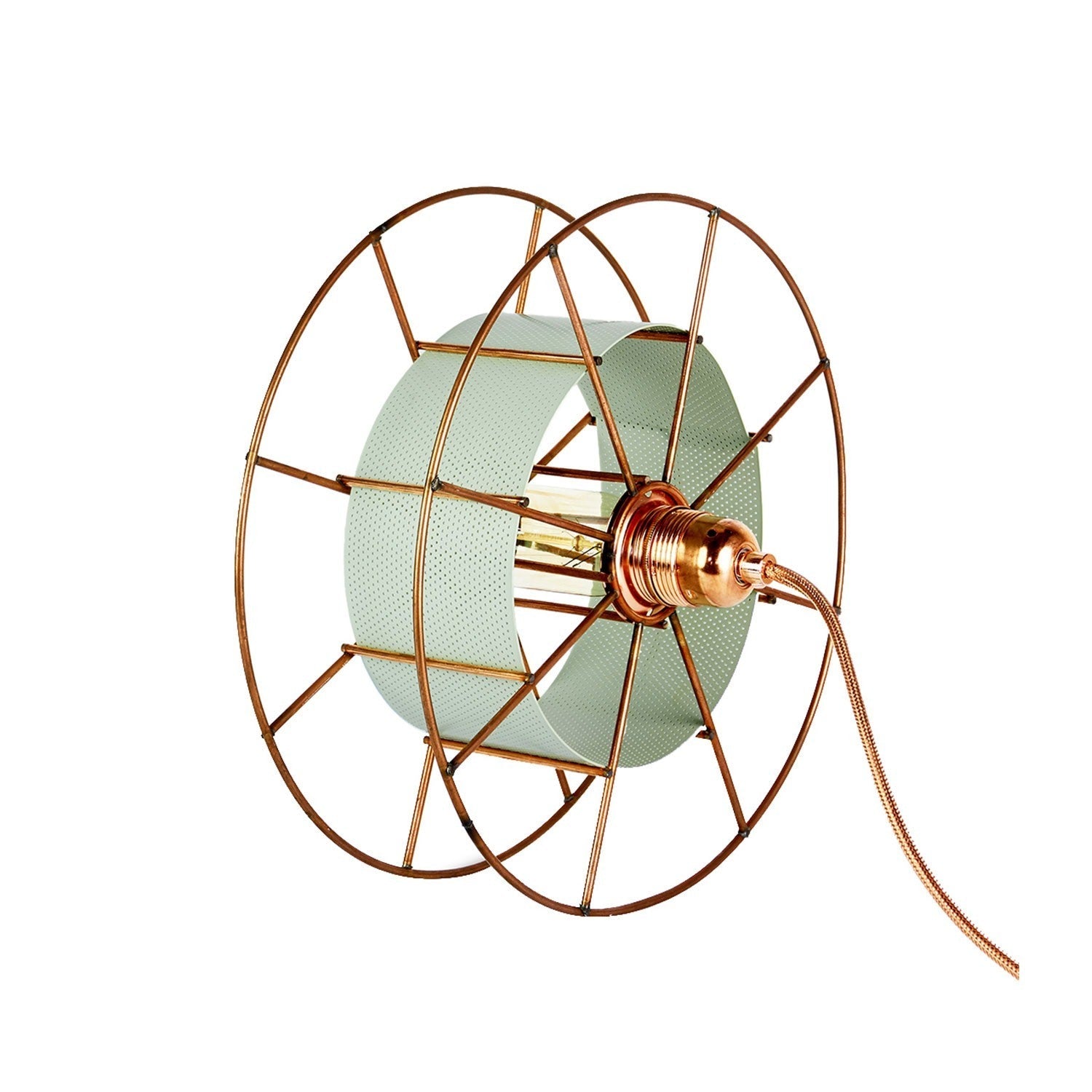 Vloerlamp SPOOL Classic Groen