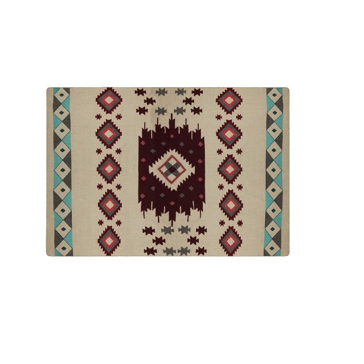 Plaid Native Wine Red