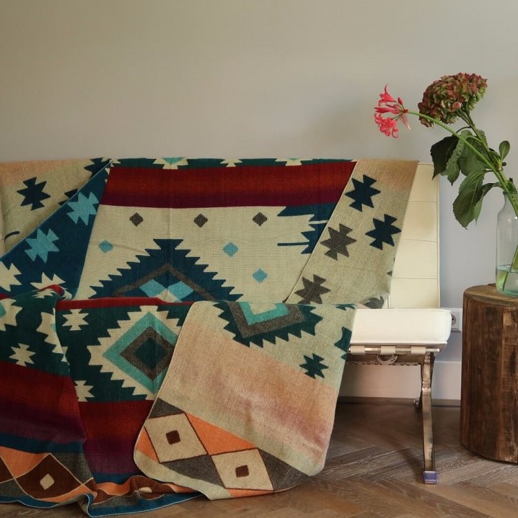 Plaid Native Turquoise