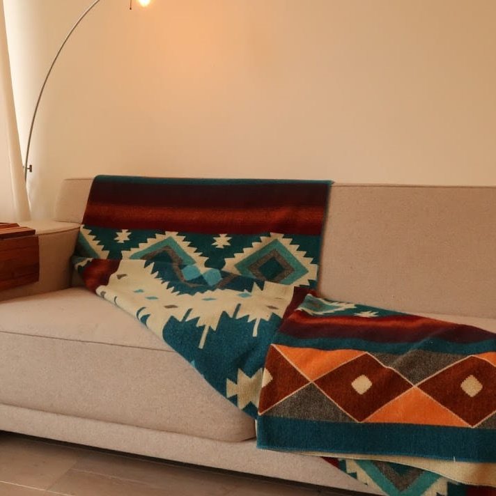 Plaid Native Turquoise