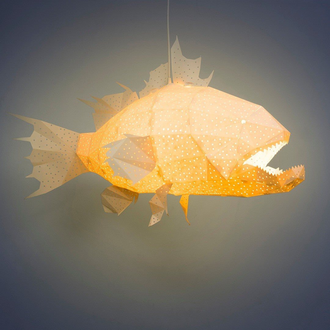 Giant Lapu Lapu Origami Lamp Wit