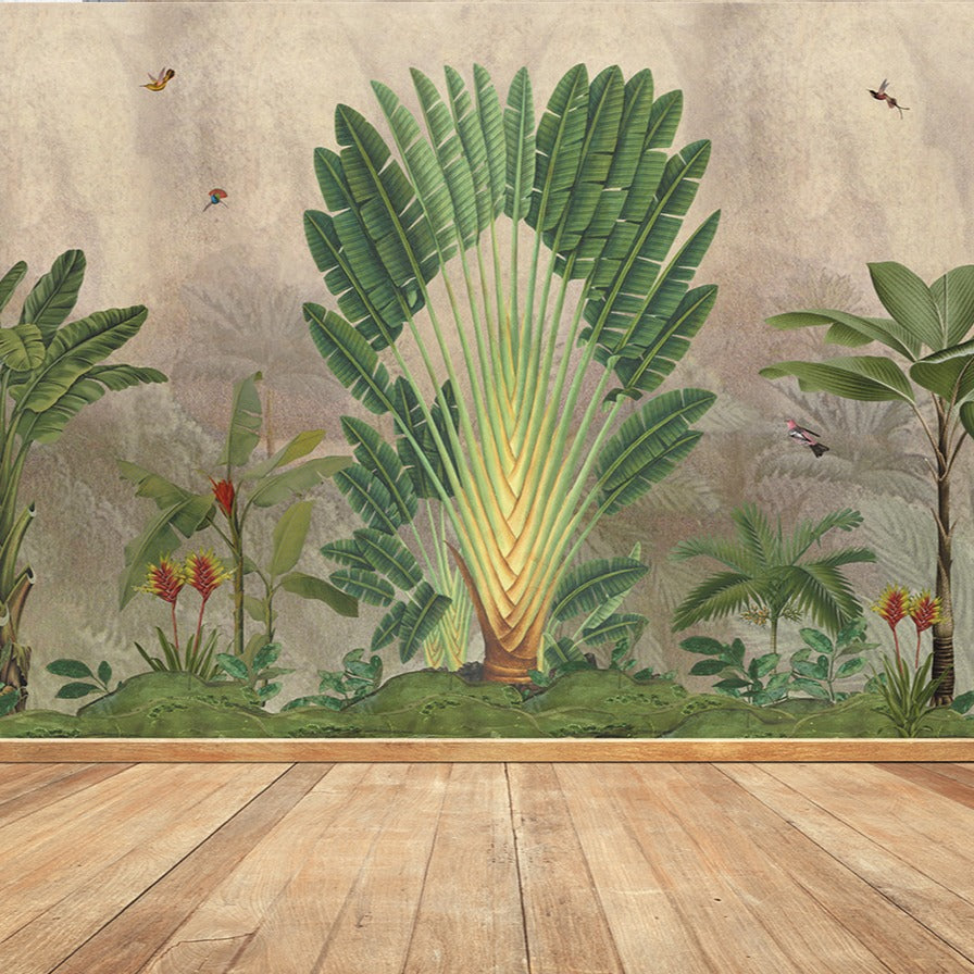 Behang Banana Tree I Ecotex