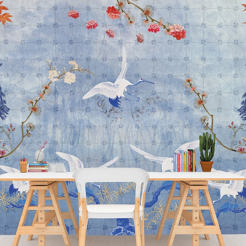 Behang Delft Blue I Ecotex