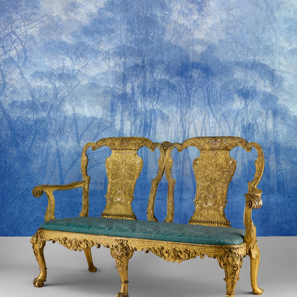 Behang Blue Forrest I Provinyl