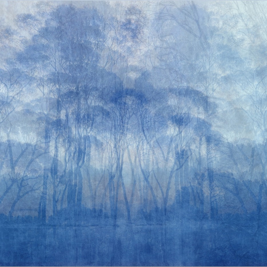 Behang Blue Forrest I Provinyl