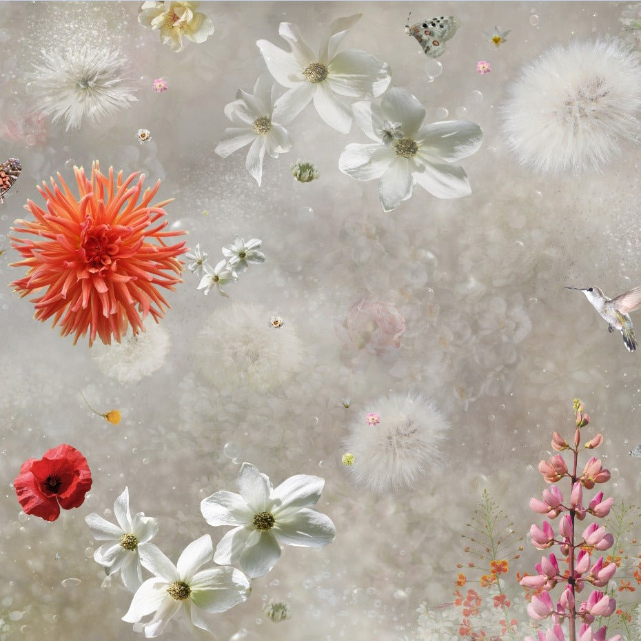 Behang Misty Poppy I Provinyl