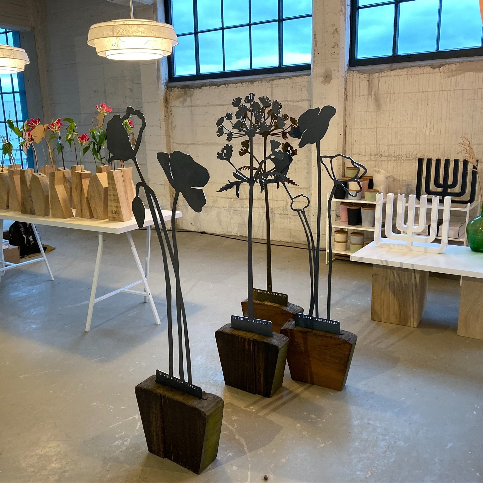 Poppy Open Up | Corten steel sculpture