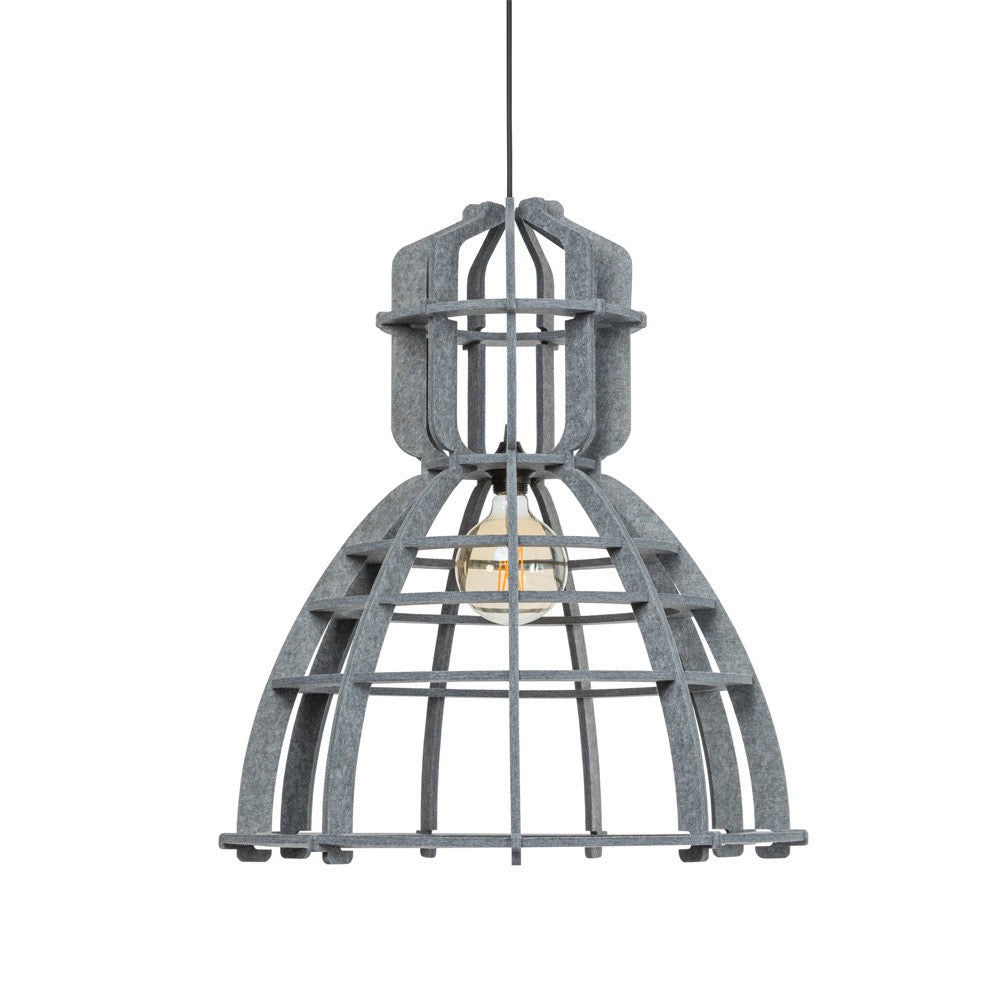 No.19XL hanglamp PET Felt Light Grey 60cm by Olaf Weller