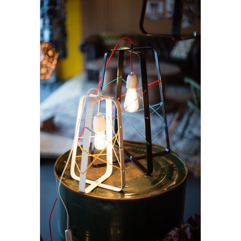 No.31 Tafellamp lichtkooi Medium WIT