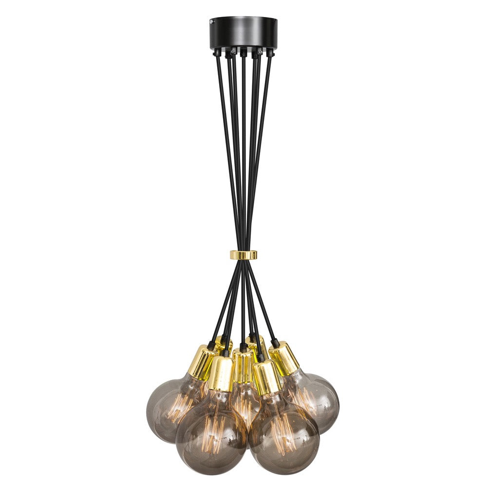 No.3 Hanglamp bundel 7 lichts goud