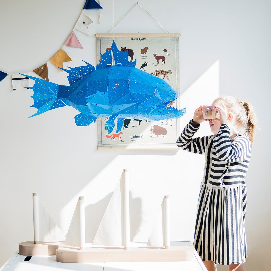 Lapu Lapu Lamp Blauw