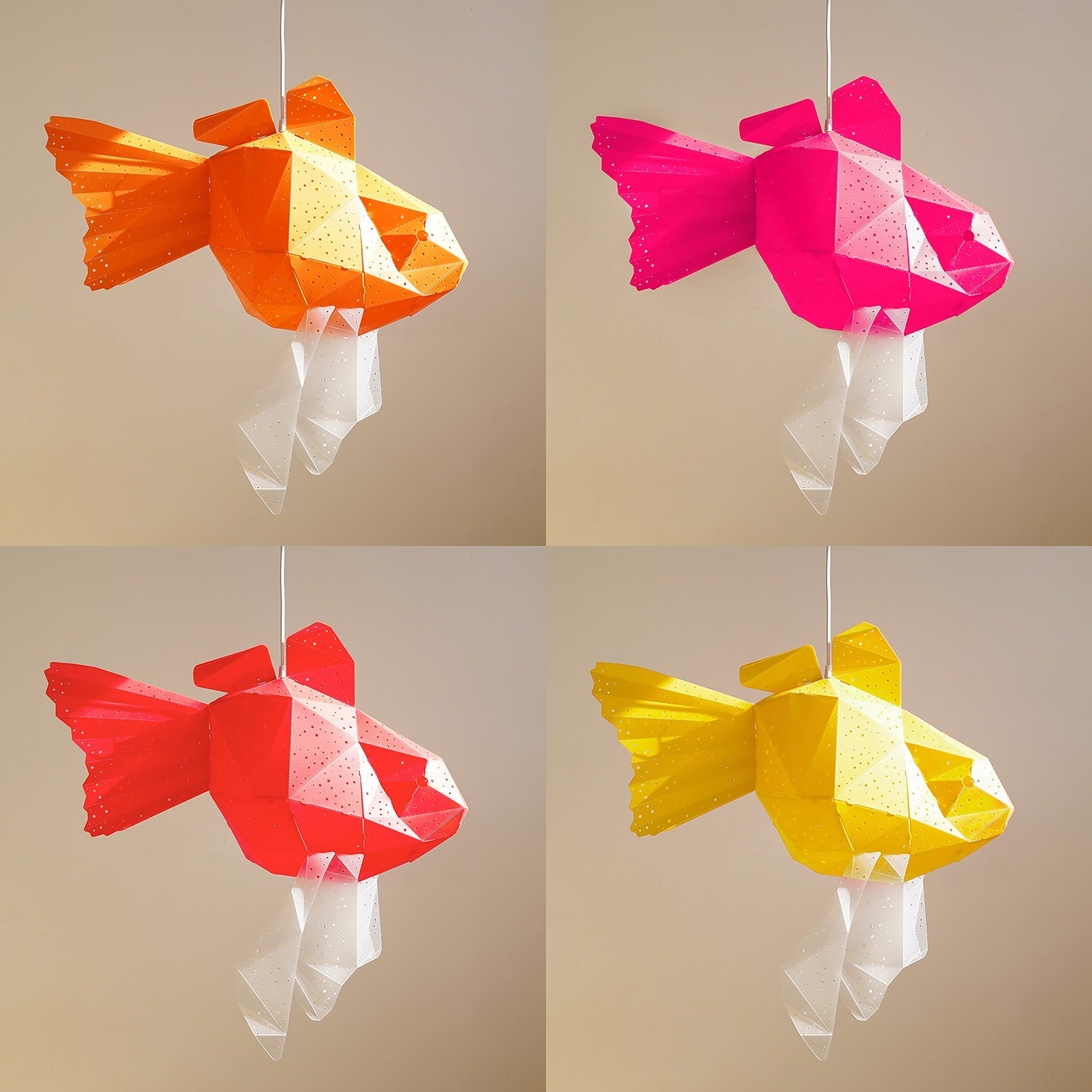 Baby Goudvis Lamp