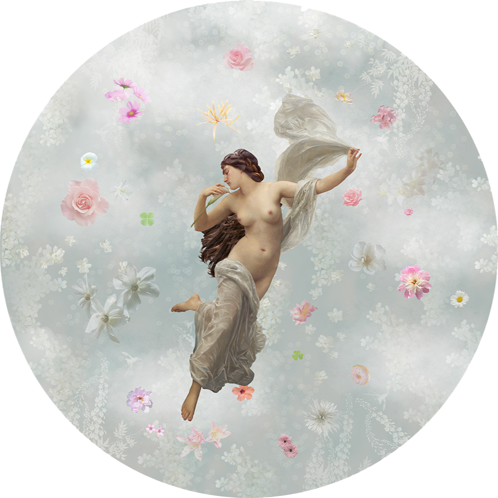 Behangcirkel My Little Heaven ⌀ 100 cm