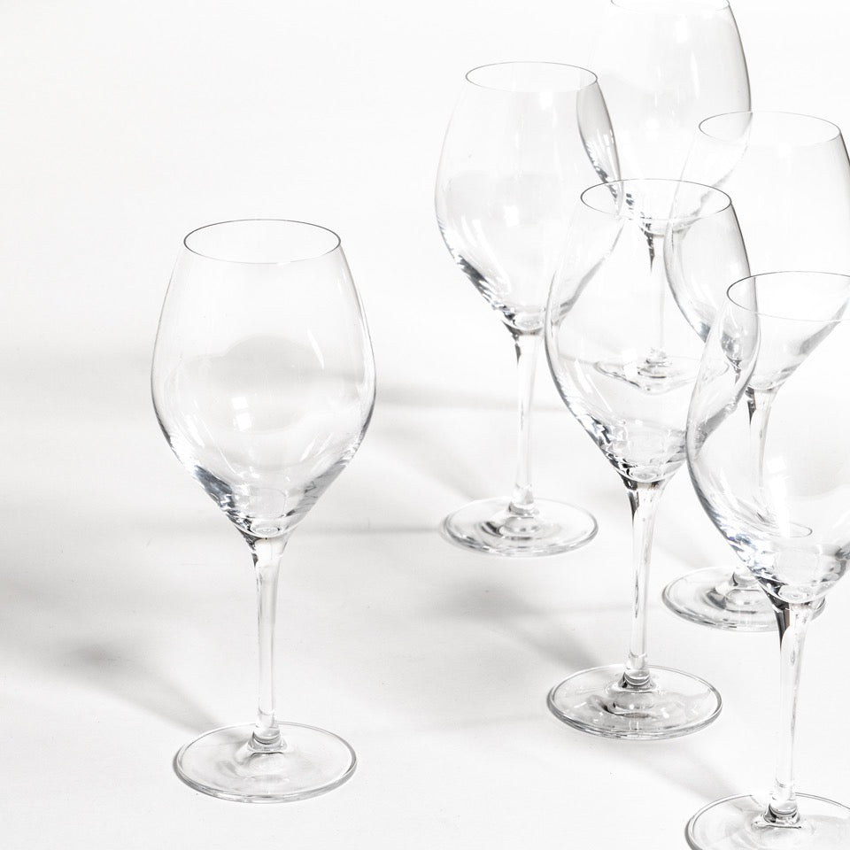 IJzersterk - set 6 grote wijnglazen