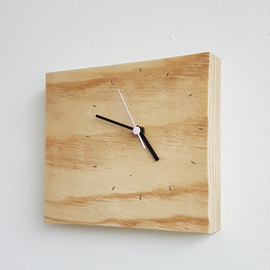 Multiplex klok rechthoekig