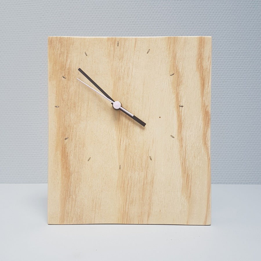 Multiplex klok rechthoekig