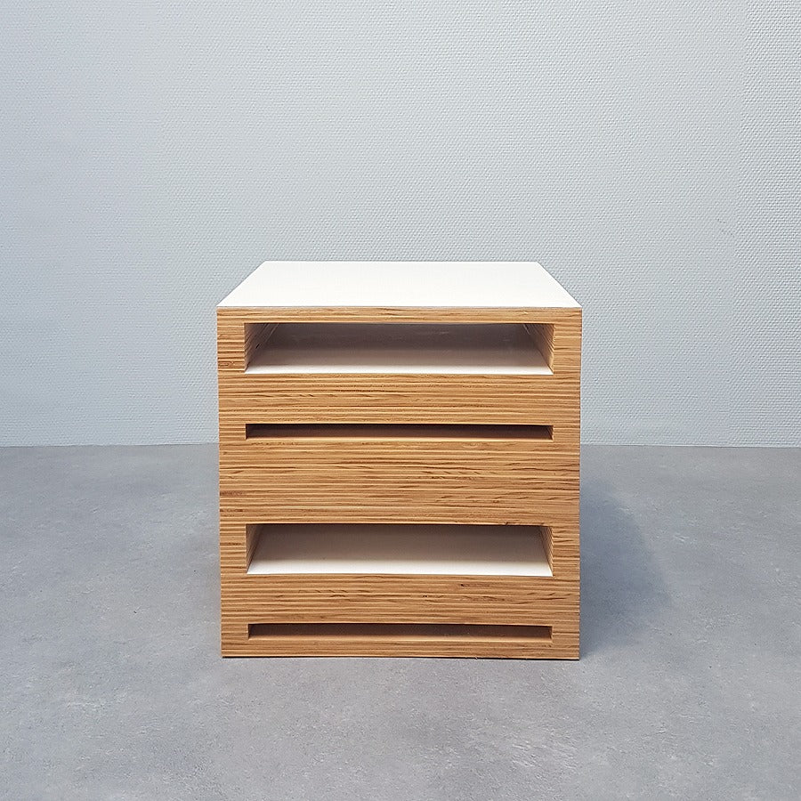 Bijzettafel multiplex combinatieblok