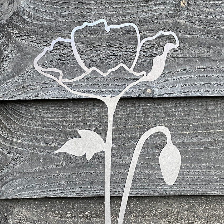 Poppy A Corten staal 70cm