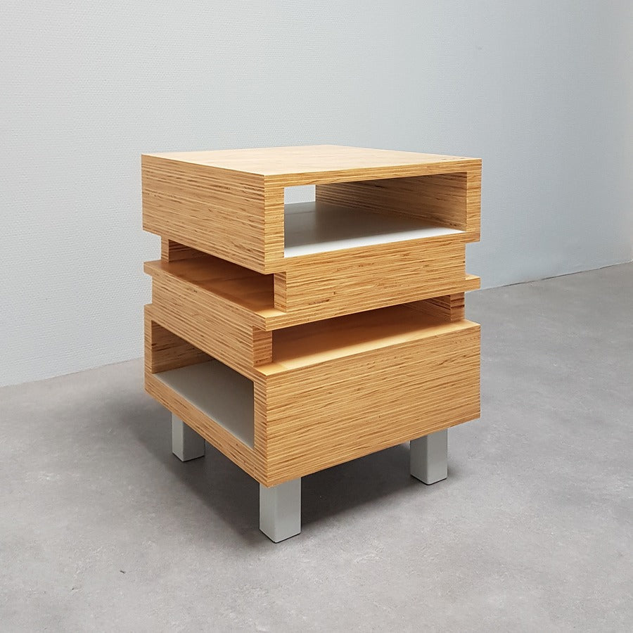 Bijzettafel multiplex mixblok
