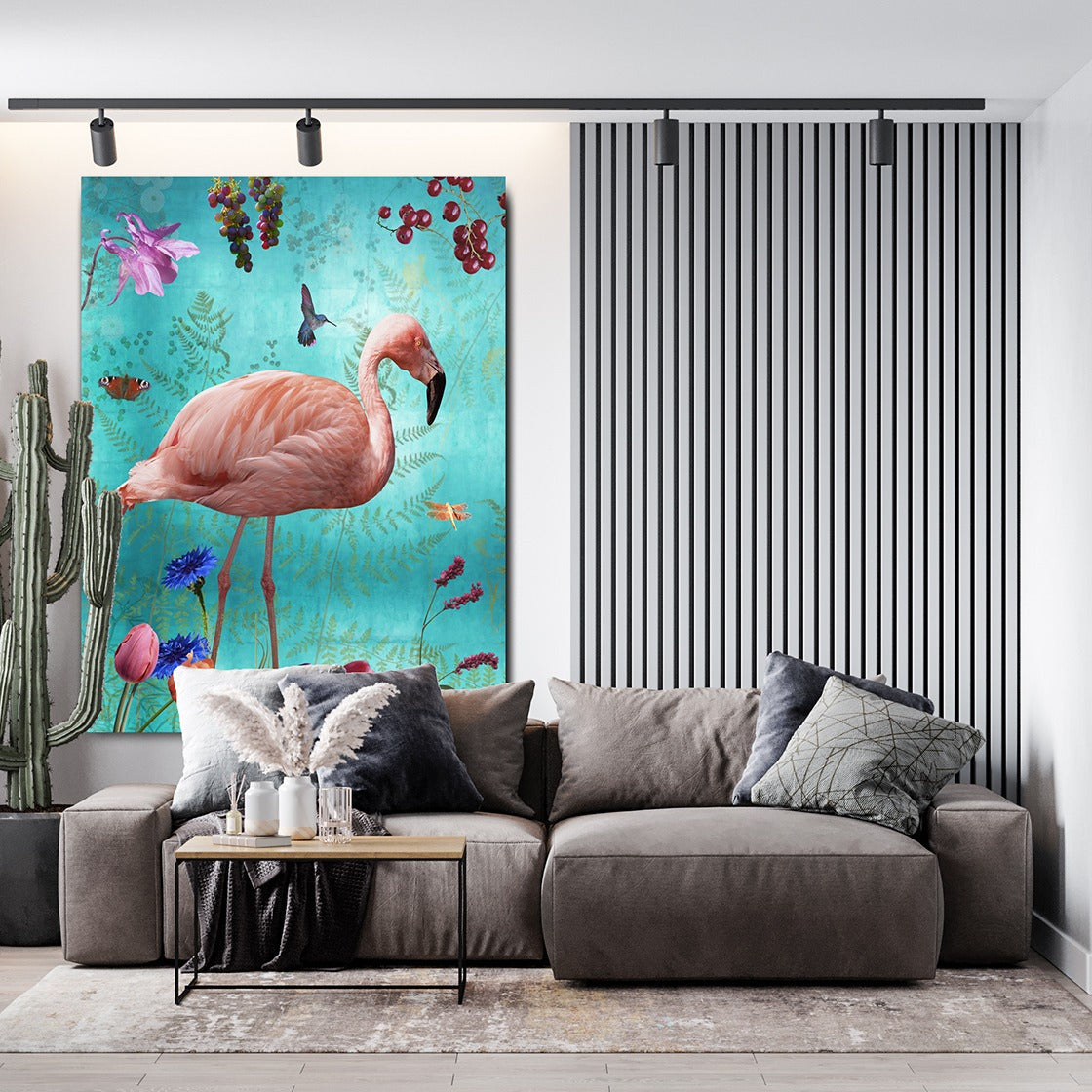 Behangpaneel 140*180 cm Audubon Blue