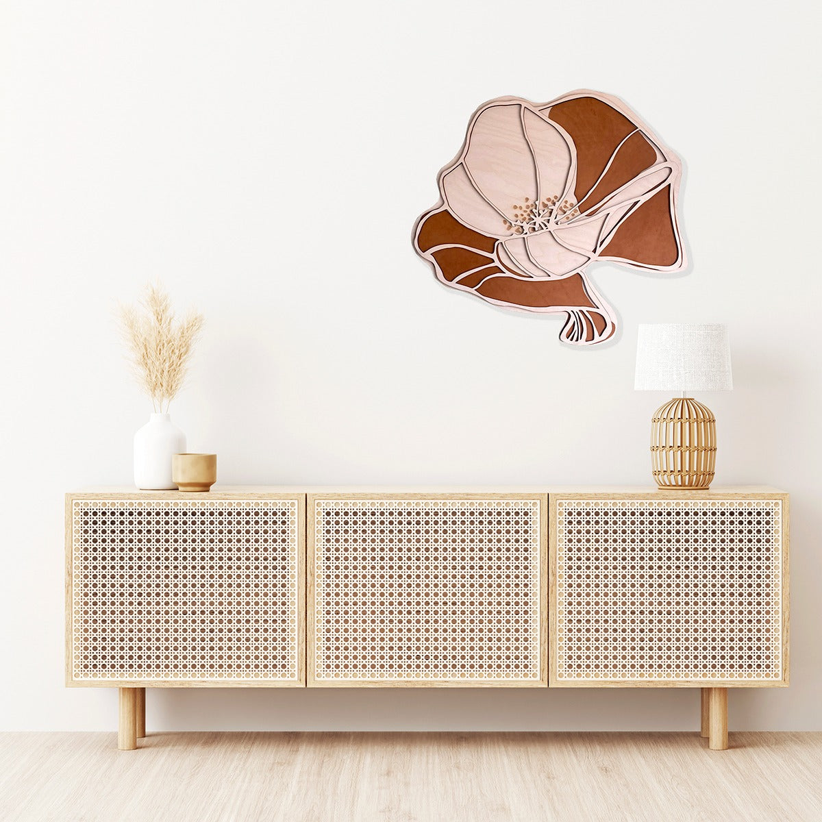 Poppy 3D Wall art - XL limited edition