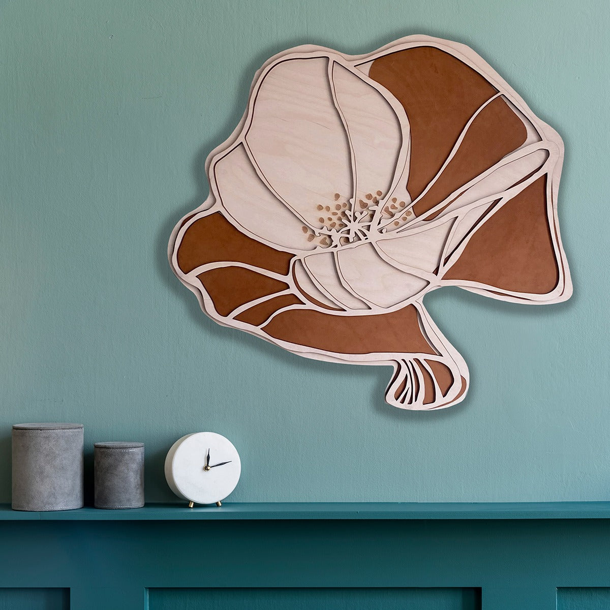 Poppy 3D Wall art - XL limited edition