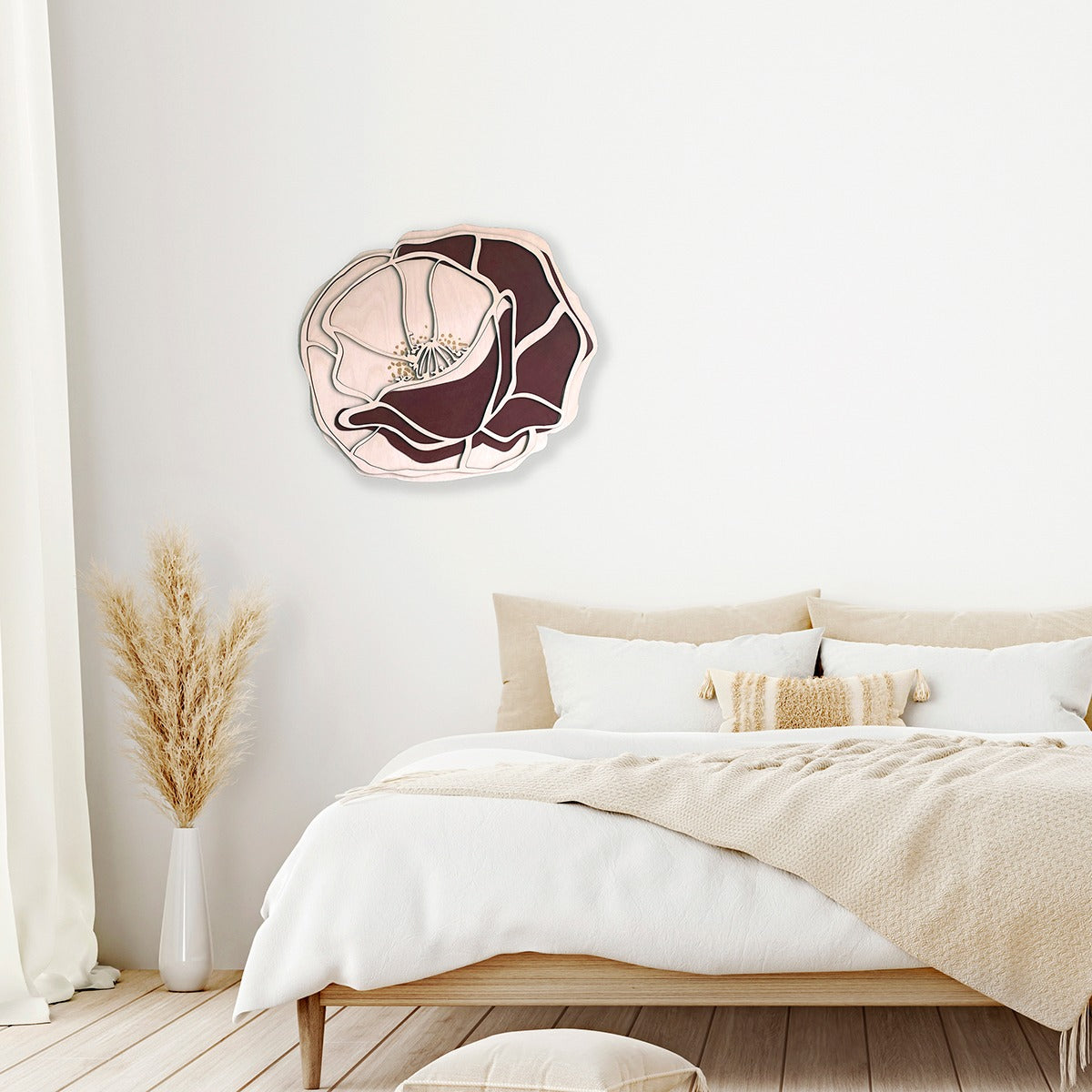 Poppy 3D Wall art - L limited edition