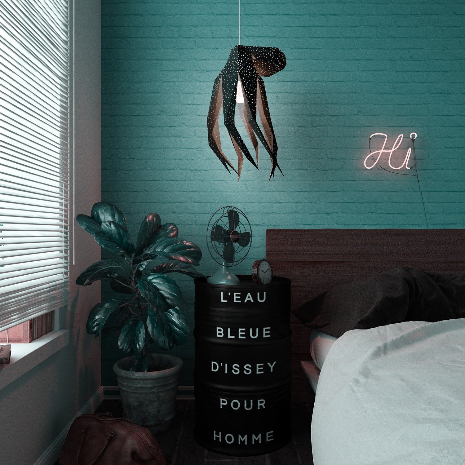 Octopus Paper Lantern Wit