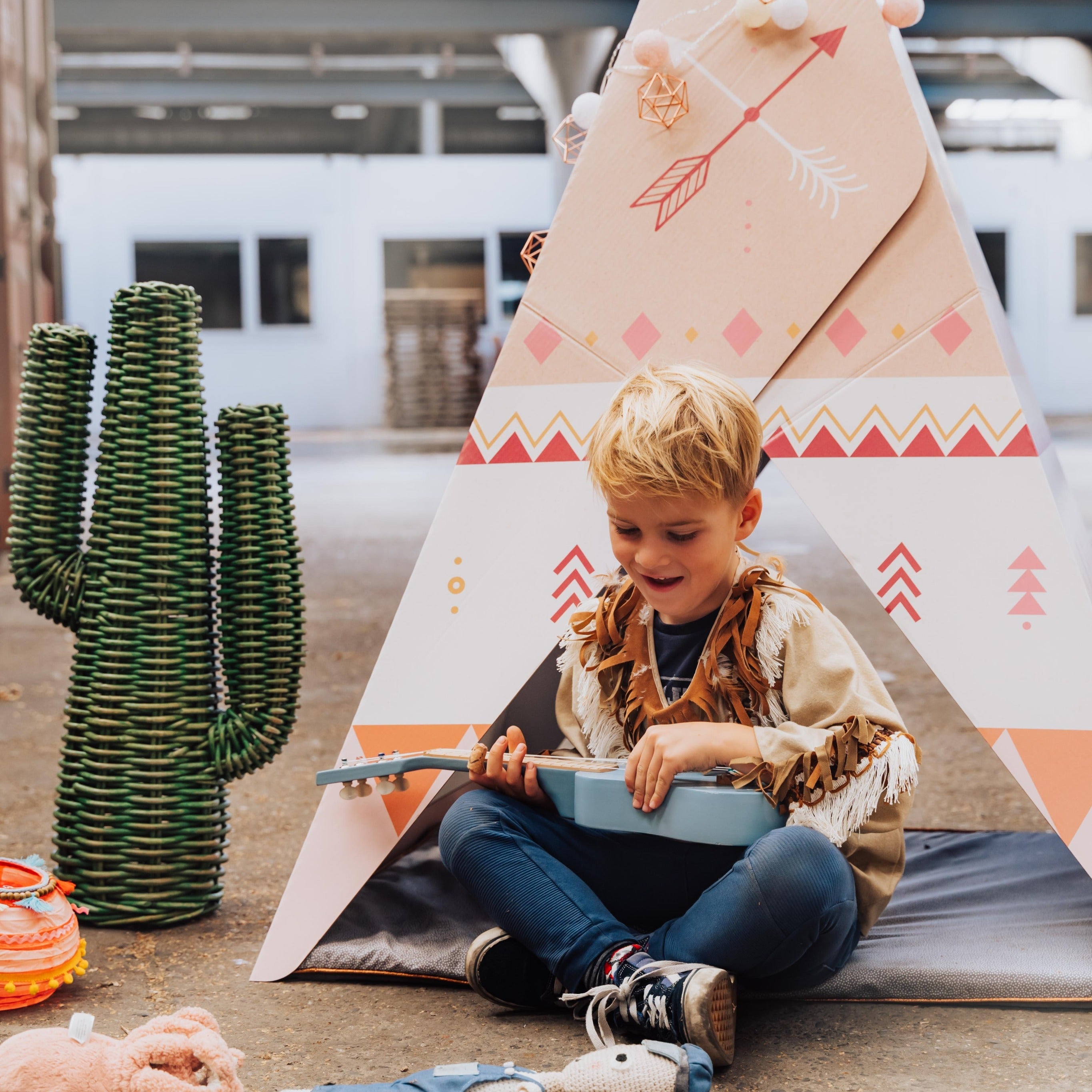 STIP Tipi tent blauw