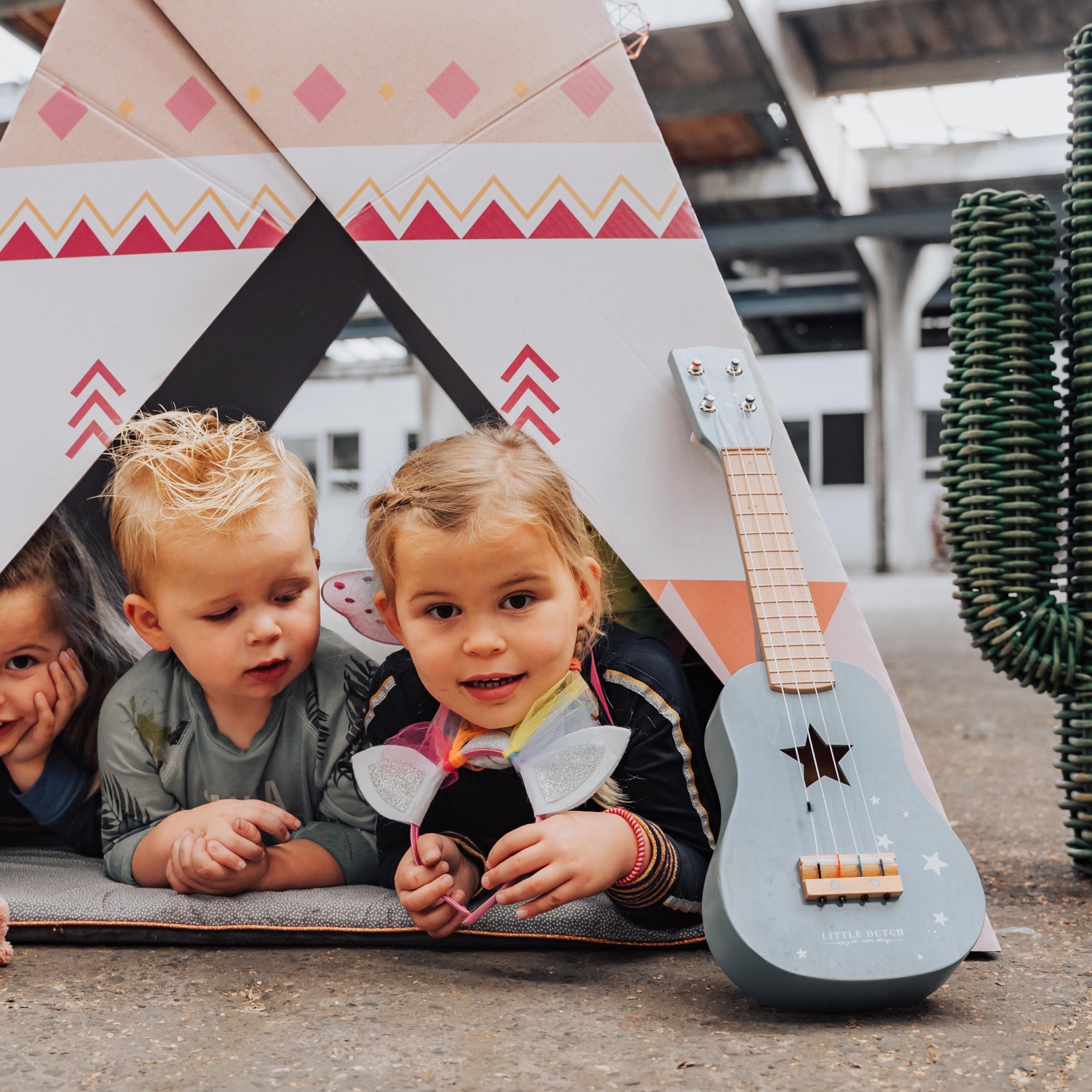 STIP Tipi tent blauw