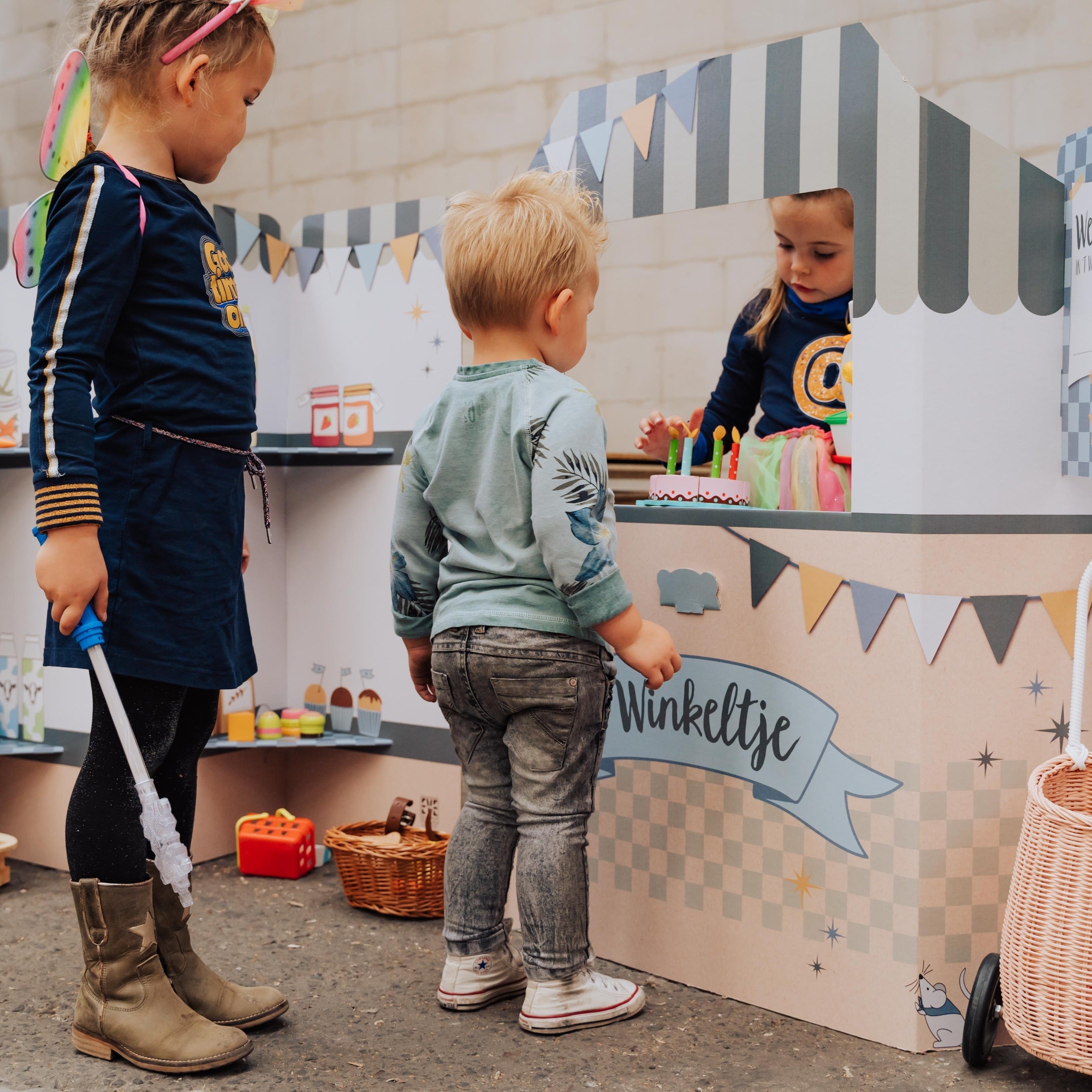 STIP Winkeltje blauw