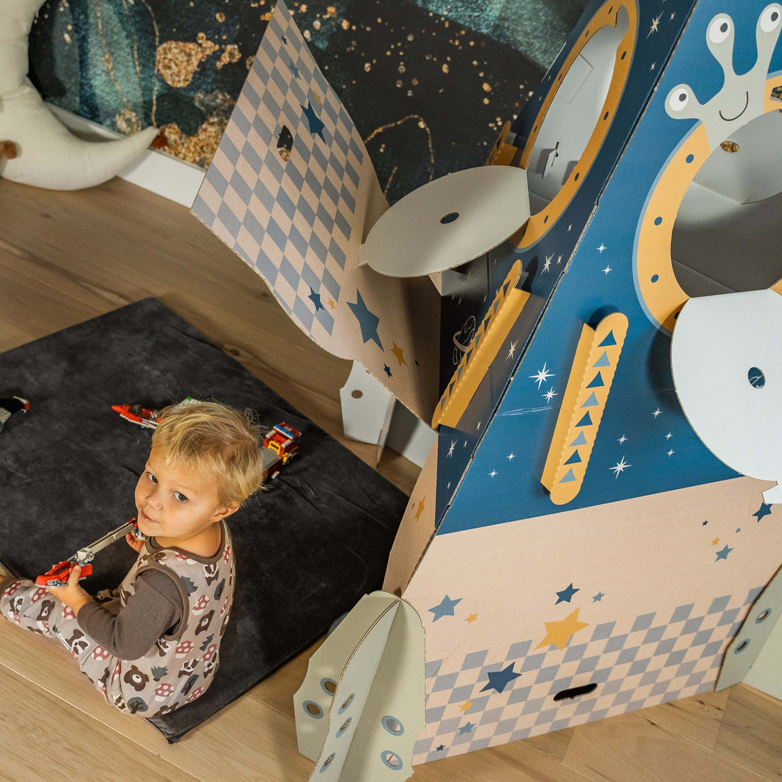 MATTY Speel- en Boxmat grijs