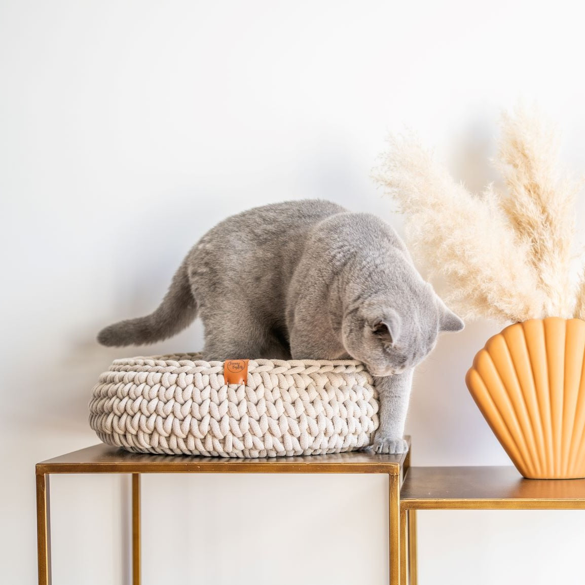 Sunny Basket - Kattenmand Beige