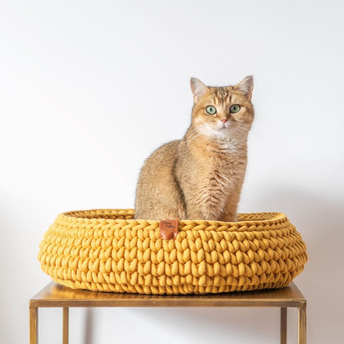 Sunny Basket - Kattenmand Okergeel