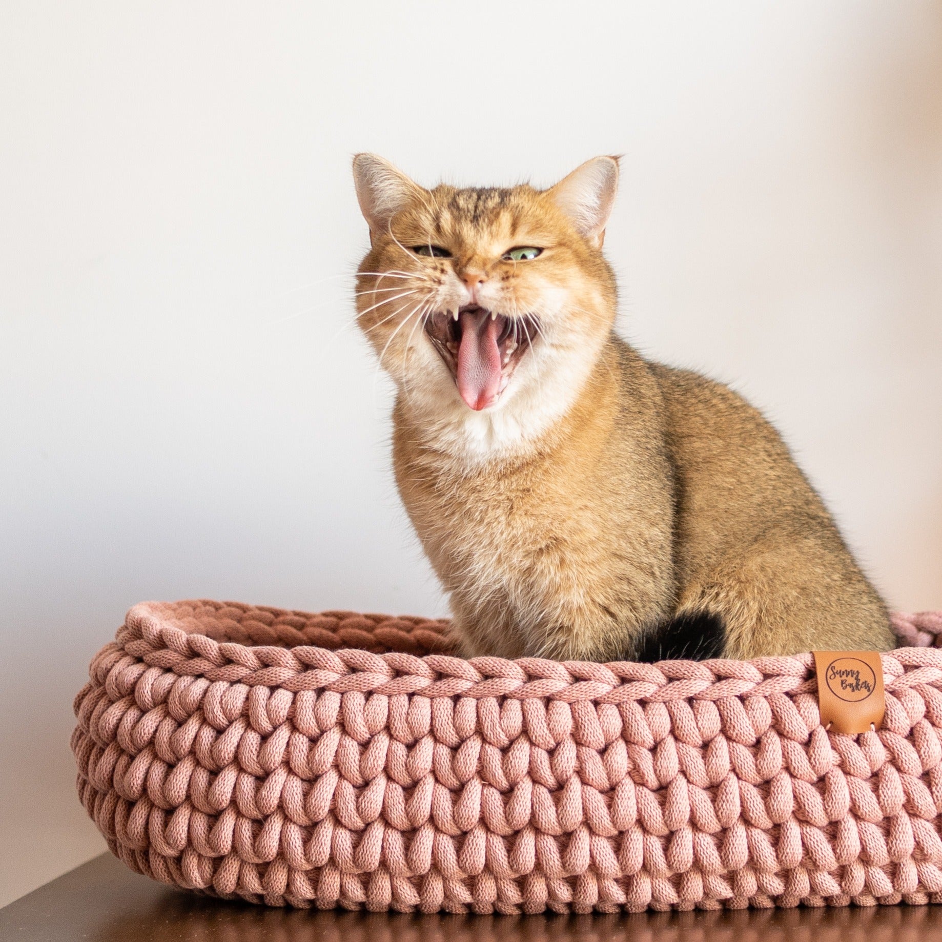 Sunny Basket - Kattenmand Blush