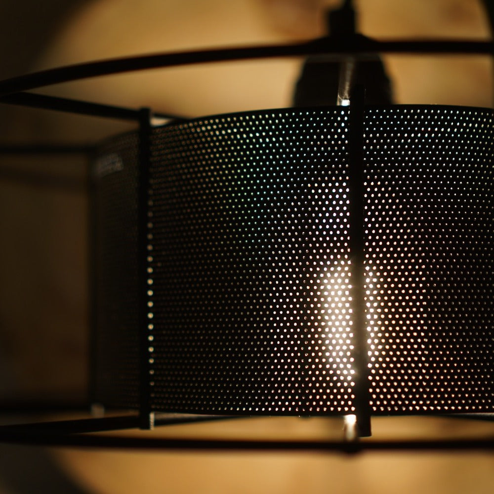 Vloerlamp SPOOL Classic met zwarte skin