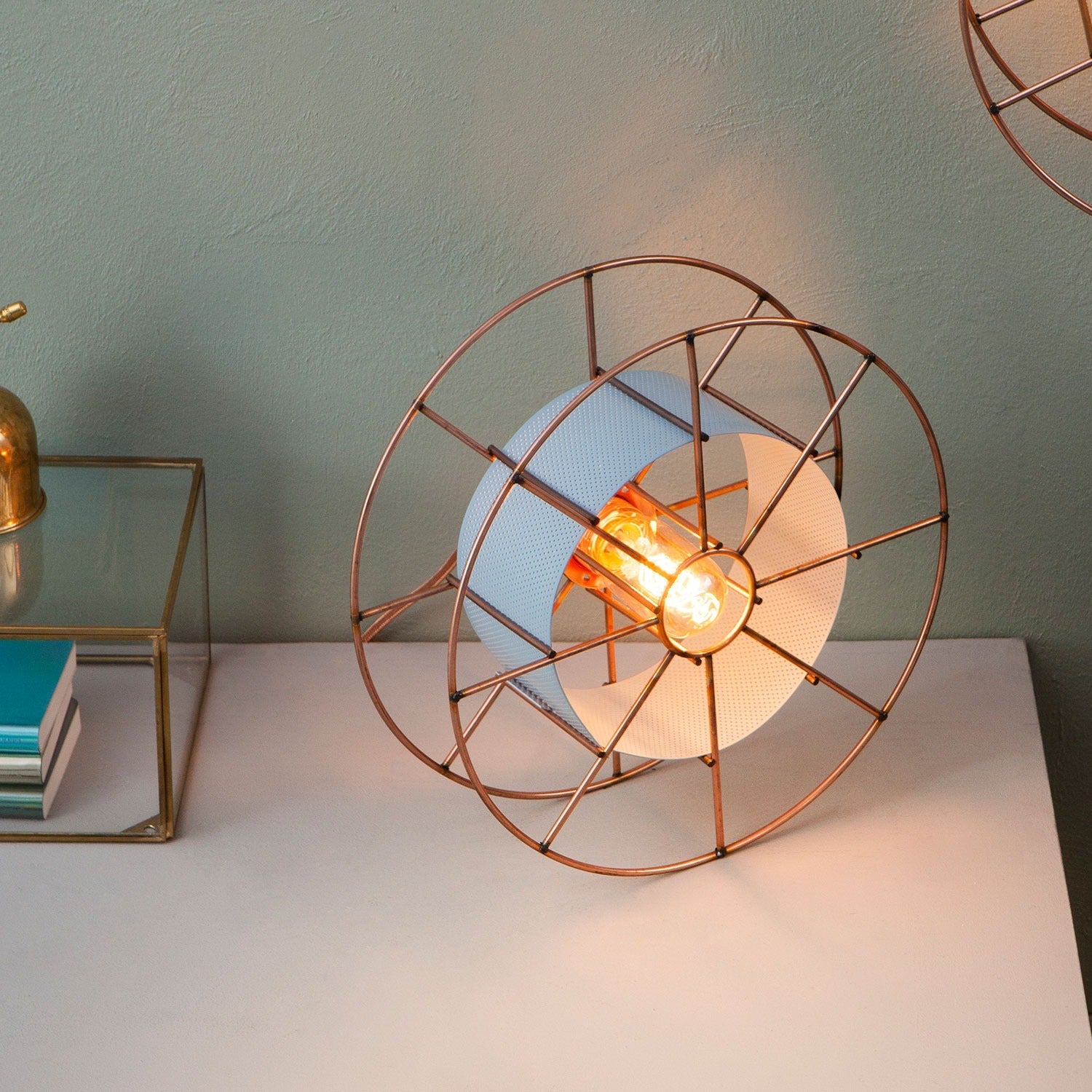 Vloerlamp SPOOL Classic Blauw