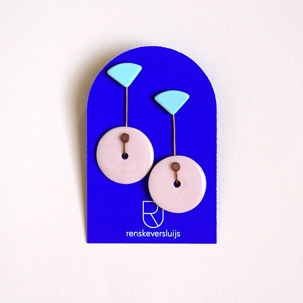 porseleinen oorbellen Fête