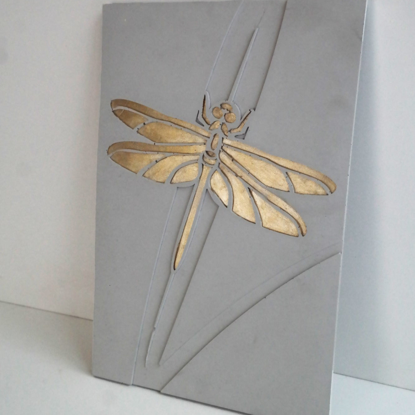 Betonnen Design Paneel Dragonfly