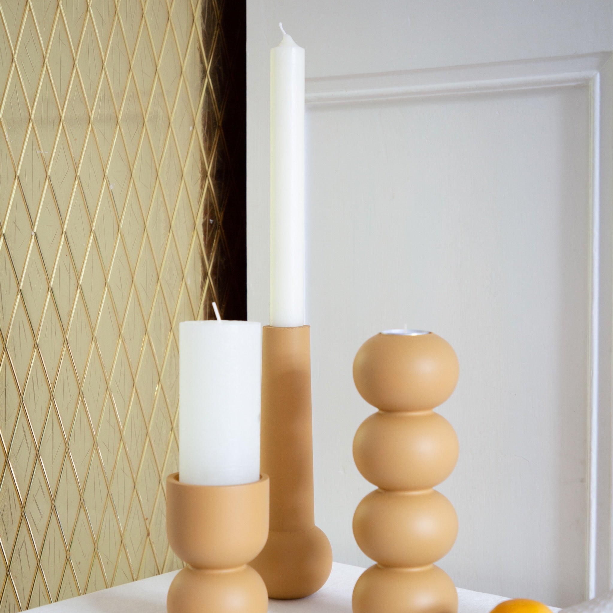 LEMON LILY kandelaar stack 2-in-1