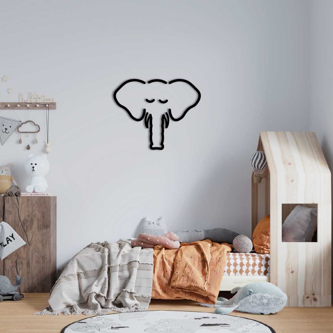 Kinderdecoratie Olifant