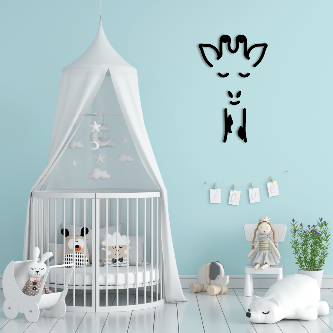 Kinderdecoratie Giraf