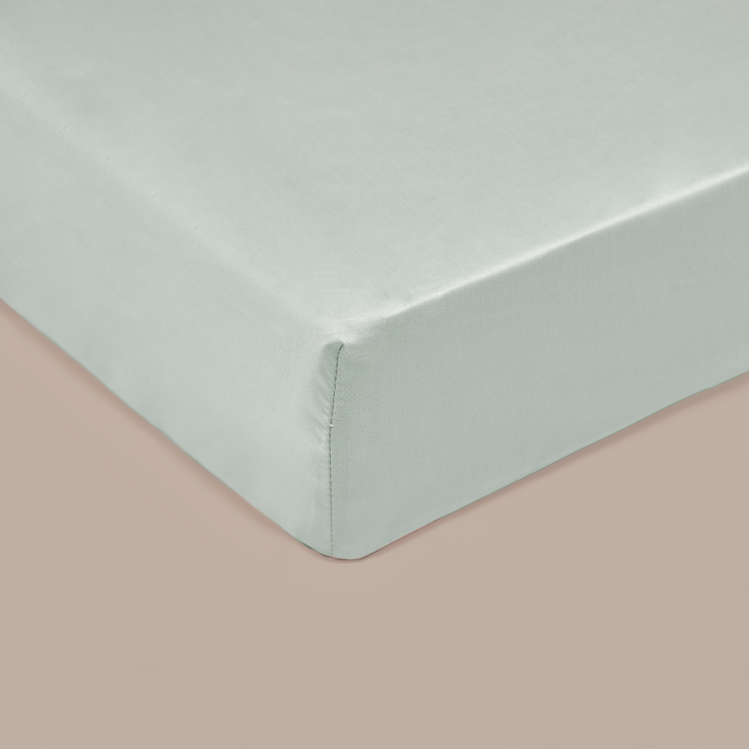 Tencel hoeslaken grijsgroen