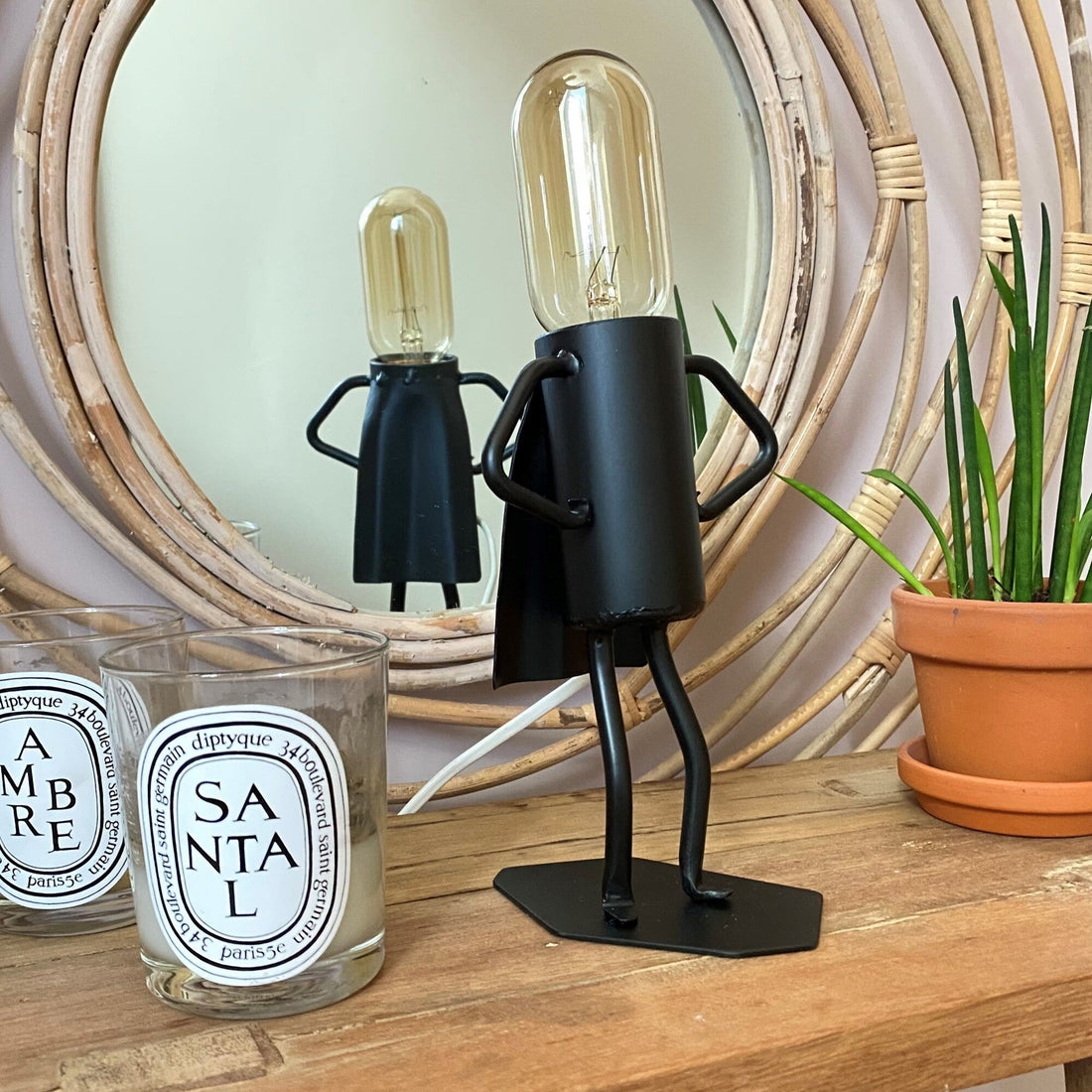 Staalmaatje "Superhelden bestaan"- Handgemaakt