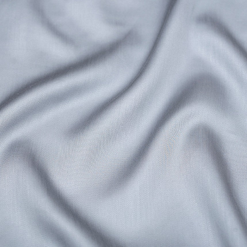 Tencel dekbedovertrek grijsblauw