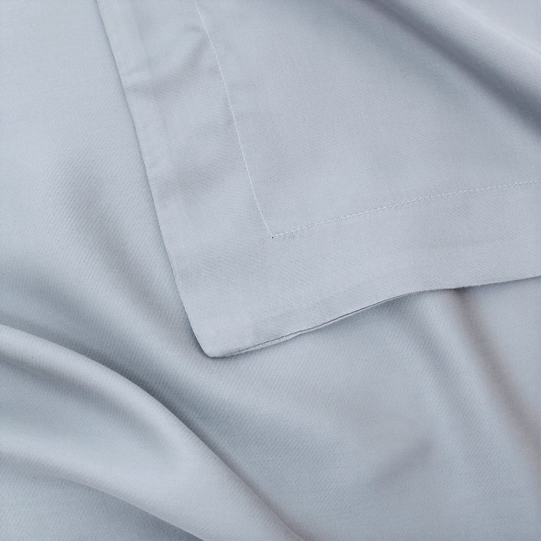 Tencel dekbedovertrek grijsblauw