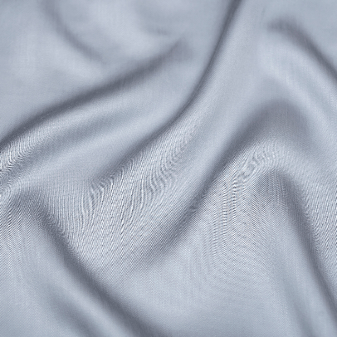 Tencel kussensloop grijsblauw